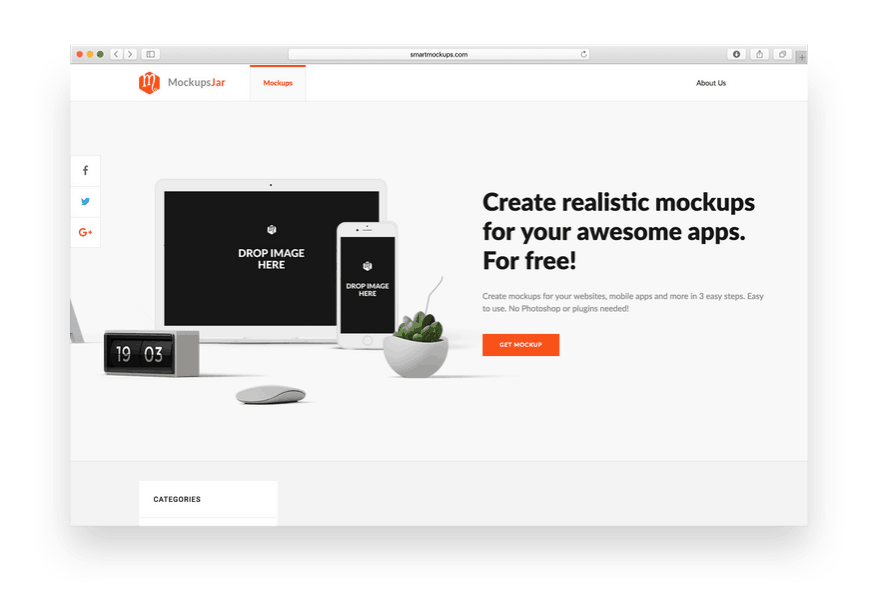 mockups jar in browser