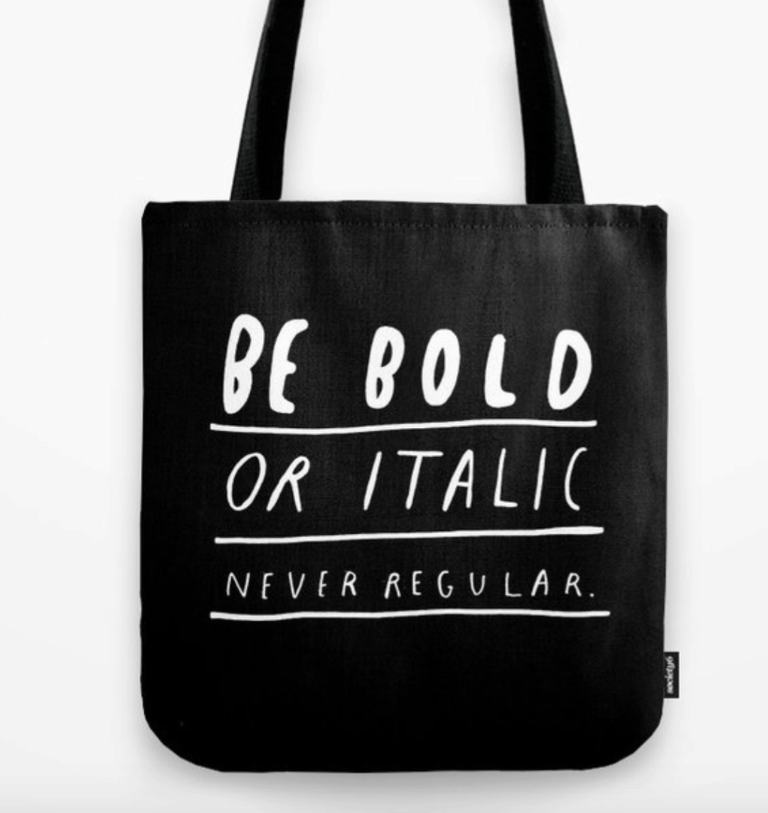 NEVER Tote Bag