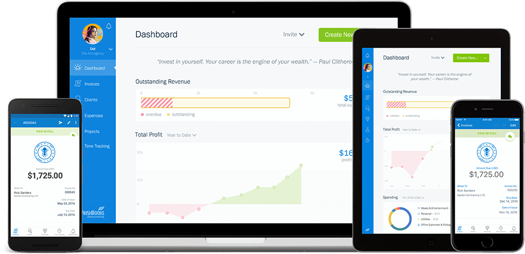 freshbooks on multiple devices