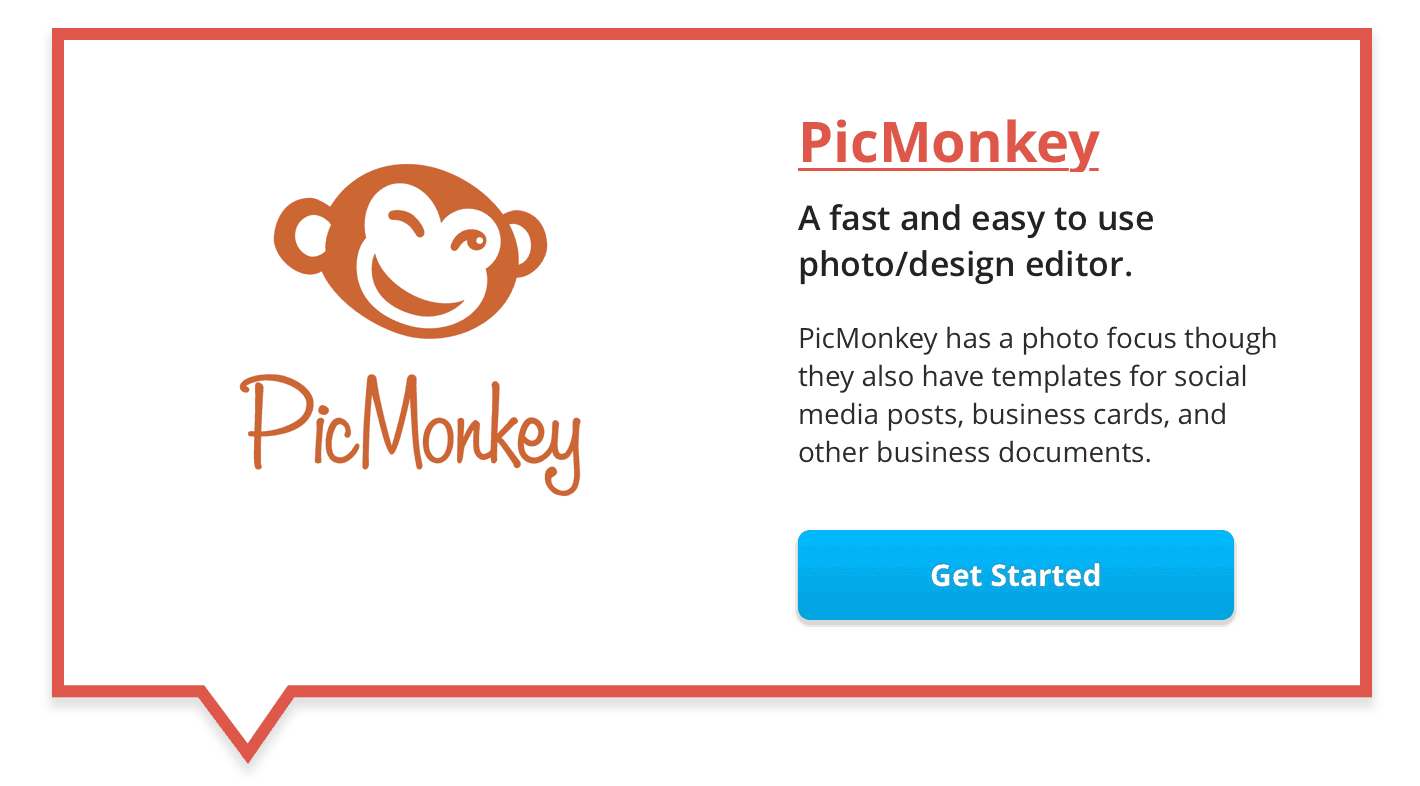 get started with picmonkey