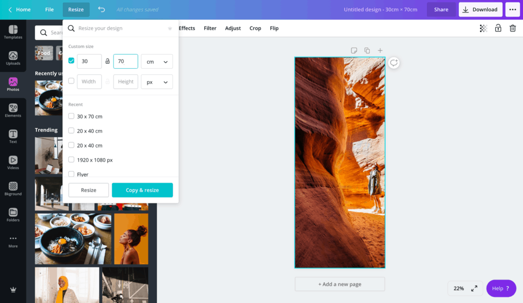 [Solved] How to Resize an Image in Canva